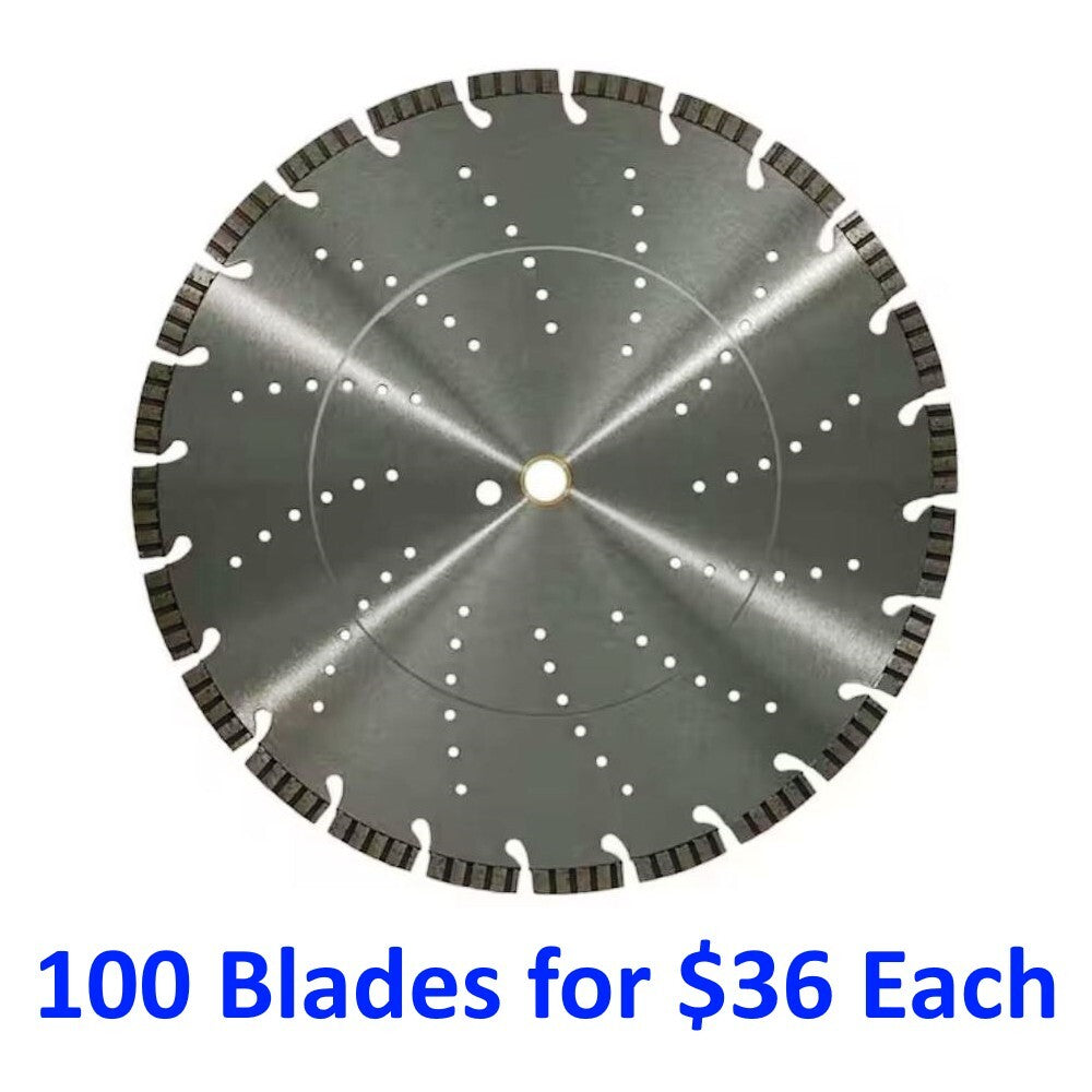 14" TURBO SEGMENT DIAMOND SAW BLADE - Concrete / Masonry / Stone / Pavers / Roof