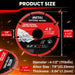 4 1/2 Inch Diamond Cutting Wheel for Metal, 4.5 Inch Cut off Wheel Angle Grinder Cutting Disc with 5000+ Cuts on Rebar, Steel, Iron and INOX (3 Pcs)