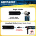 3-1/2" Dry/Wet Multipurpose Core Bit for Masonry, Concrete and Natural Stone, 6" Drilling Depth, 5/8"-11 Arbor