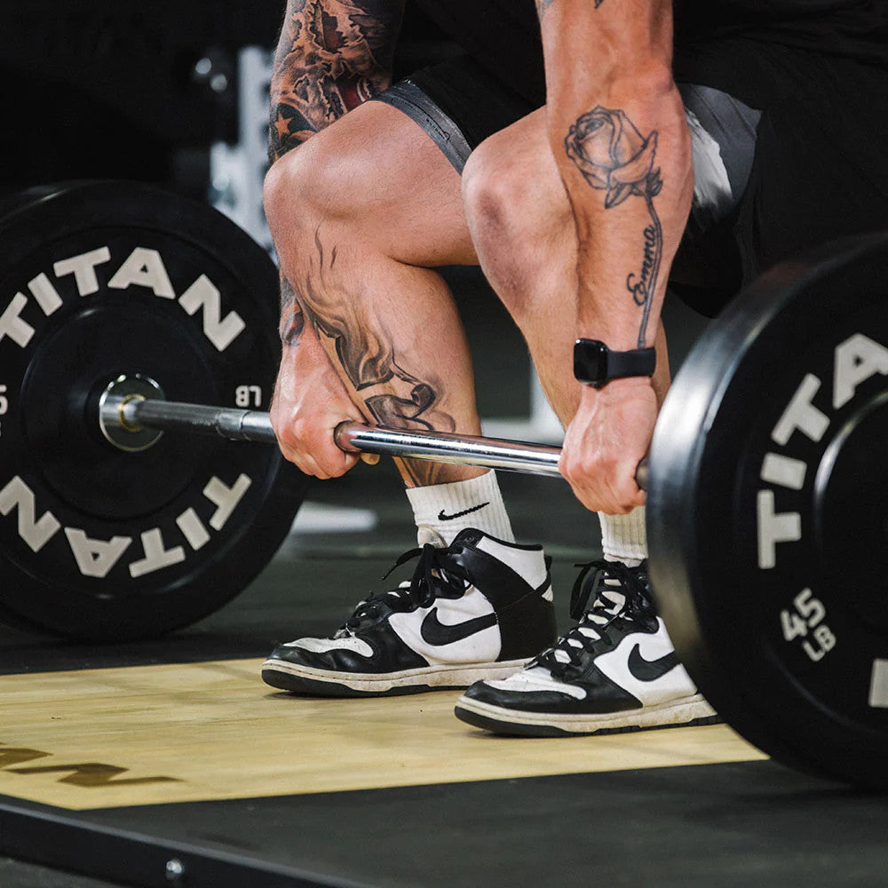 Titan Fitness Performance Series 20 KG Olympic Bar, 700 LB Capacity, 28Mm Shaft