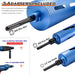 2 1/2" Dry Core Drill Bit, 5/8"-11 Thread, with 3 Adapters Included: SDS Plus, SDS Max and 1/2" Hex Shank; 9.5" Drill Depth, 2.5 Inch Diamond Core Bits for Brick, Block and Masonry
