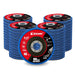 High Density Flap Discs 40 Grit, 4 1/2 X 7/8-Inch Flap Sanding Disc, Type 29 Zirconia Grinding Wheel 50 PCS for Stainless Steel, Sheet Metal