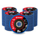 High Density Flap Discs 40 Grit, 4 1/2 X 7/8-Inch Flap Sanding Disc, Type 29 Zirconia Grinding Wheel 50 PCS for Stainless Steel, Sheet Metal