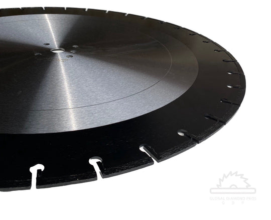 26” X .160” Diamond Walk behind Asphalt Saw Blade for Road Cutting Professional