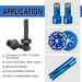2PCS Core Drill Bit Adapter 5/8"-11 Thread Male to 3/8" SDS plus Shank and 3/8" Triangle Shank 5/8" -11 Male Drill Bit Adapter for Threaded Diamond Hole Saw Diamond Core Drill