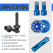 2PCS Core Drill Bit Adapter 5/8"-11 Thread Male to 3/8" SDS plus Shank and 3/8" Triangle Shank 5/8" -11 Male Drill Bit Adapter for Threaded Diamond Hole Saw Diamond Core Drill