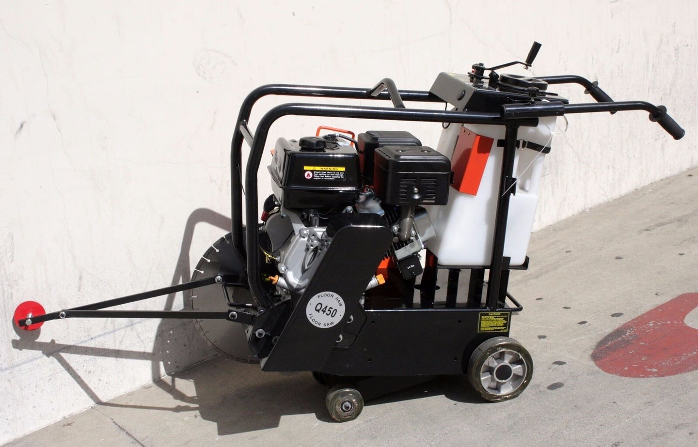 14HP Gas Engine Walk behind 18" Concrete Cement Cut off Floor Saw W/ 18" Blade