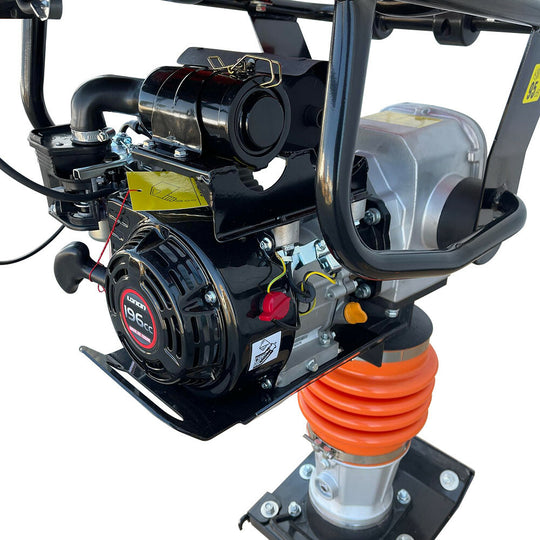 196CC 6.5HP Power Vibratory Tamper Rammer Jumping Jack Tamping Ram Compactor