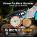 Mini Chainsaw, 6-Inch Mini Chainsaw Cordless, Handheld Electric Power Chain Saw with 2 Batteries, for Tree Trimming Wood Cutting, Best Gifts for Father, Dad, Husband, Men