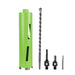 2 1/2 Inch Dry Core Drill Bit with Pilot Bit and 2 Pcs Adapters (SDS plus Adapter&Hex Adapter), 5/8"-11 Threaded Diamond Core Bit for Concrete/Brick/Masonry, 10" Drilling Depth