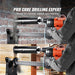 Diamond Core Drill Machine Concrete Core Drill Rig Casters 2500W 750RPM