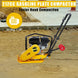 Walk-Behind Vibratory Plate Compactor Rammer 7HP 212Cc Gas Engine Soil Tamper