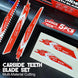 Carbide Reciprocating Saw Blades Set, 3 TPI, 6 TPI, and 8 TPI for Multi-Material Cutting, Heavy-Duty for Demolition, 5-Pack