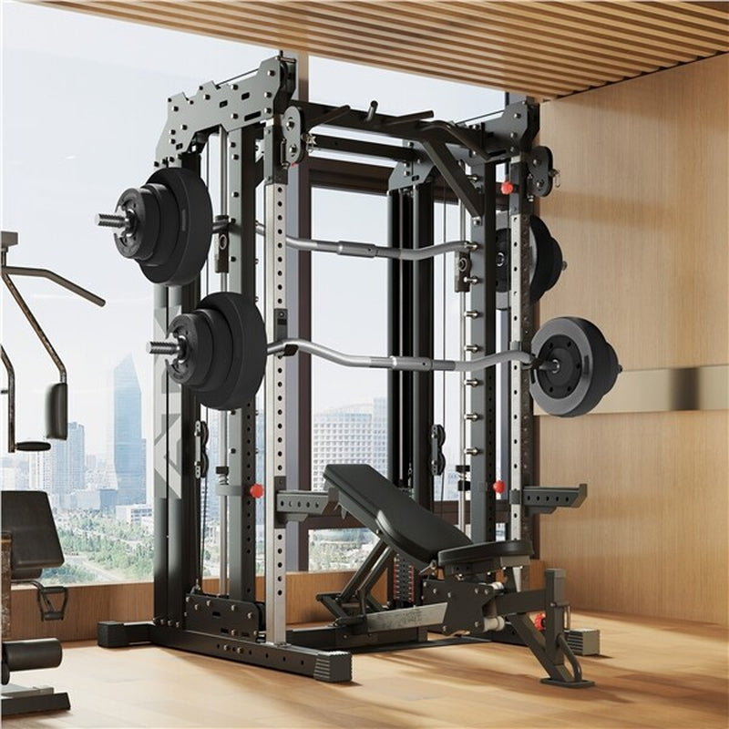 44Lbs Weights Barbell Weight Set Olympic Curl Bar with Weights for Home Gym