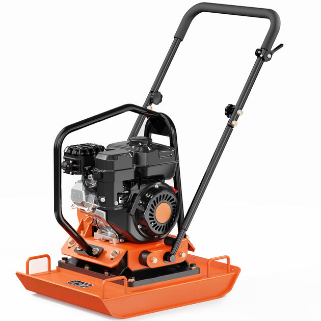 Plate Compactor Plate Tamper 7.0 HP Walk-Behind Rammer Gas Engine Vibratory