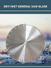 LSS 16 Inch Diamond Blades Dry or Wet Cutting General,Purpose Power Saw Blade,For Masonry Brick Marble Concrete Circular Saw Blade (16")