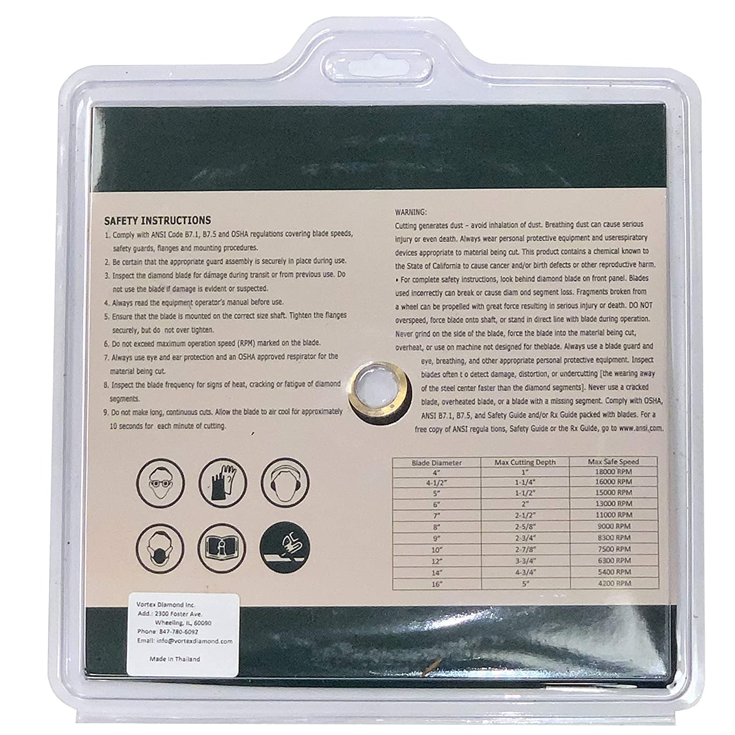 (2 Pack)  USA ADLSS 4-1/2 Inch Dry or Wet Cutting General Purpose Power Saw Segmented Diamond Blades for Concrete Stone Brick Masonry (4 1/2" - 2 Pcs)