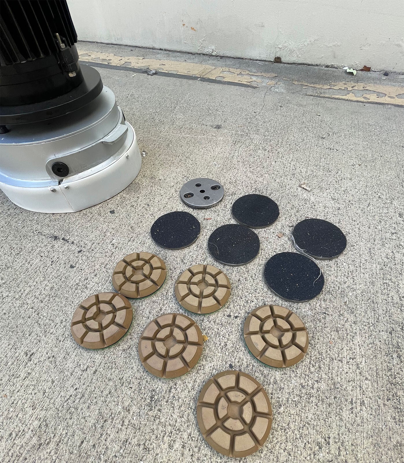 3HP Walk-Behind 2200W 10" Electric Concrete Floor Grinder Finish Smooth Surface