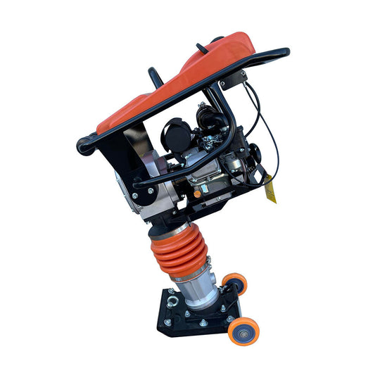 196CC 6.5HP Power Vibratory Tamper Rammer Jumping Jack Tamping Ram Compactor