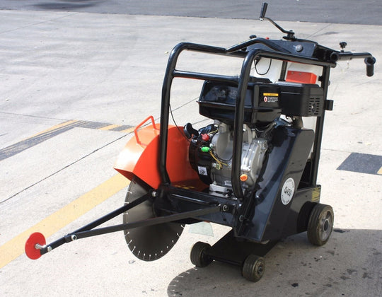 14HP Gas Engine Walk behind 18" Concrete Cement Cut off Floor Saw W/ 18" Blade
