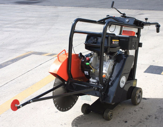 14HP Gas Engine Walk behind 18" Concrete Cement Cut off Floor Saw W/ 18" Blade