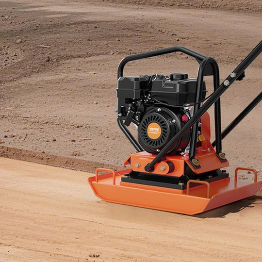 VEVOR 7.0Hp Walk-Behind Vibratory Plate Compactor Soil Dirt Rammer Gas Engine
