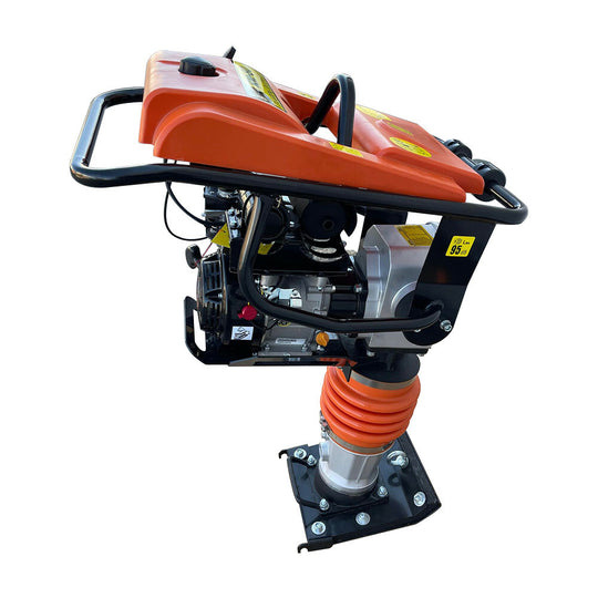196CC 6.5HP Power Vibratory Tamper Rammer Jumping Jack Tamping Ram Compactor