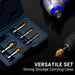 6 Pieces Countersink Drill Bit Set, M35 Cobalt HSS Countersink Drill Bits with 1/4 Inch Quick Change Hex Shank for Metal, Wood, Stainless Steel, Carbon Steel