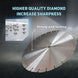 LSS 16 Inch Diamond Blades Dry or Wet Cutting General,Purpose Power Saw Blade,For Masonry Brick Marble Concrete Circular Saw Blade (16")