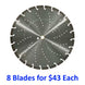 14" DIAMOND SAW BLADE - for Hard Concrete / Masonry / Stone / Pavers / Roof