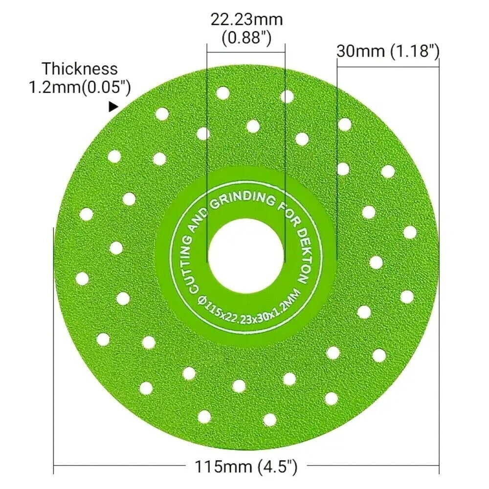 3PCS Rock Plate Flat Grinding Blade Tile Chamfering Cutting and Sanding Blade