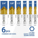 6 Pieces Countersink Drill Bit Set, M35 Cobalt HSS Countersink Drill Bits with 1/4 Inch Quick Change Hex Shank for Metal, Wood, Stainless Steel, Carbon Steel