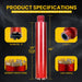 RDT 3" Diamond Drill Core Bits for Concrete Masonry Brick and Stone, Laser-Welded Wet Drill Bit, 14" Drilling Depth, 1-1/4"-7 Arbor, for Construction & DIY Home Renovation