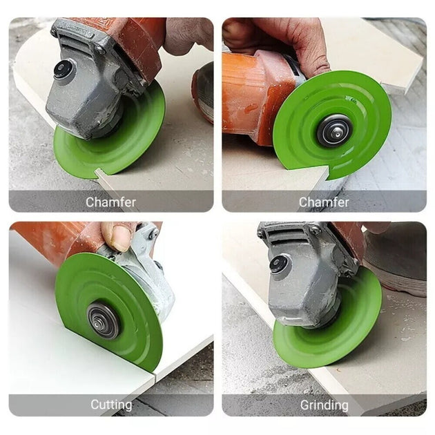 3PCS Rock Plate Flat Grinding Blade Tile Chamfering Cutting and Sanding Blade