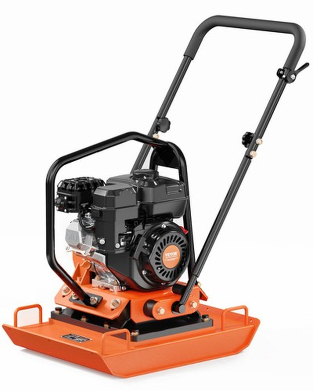 VEVOR 7.0Hp Walk-Behind Vibratory Plate Compactor Soil Dirt Rammer Gas Engine