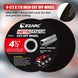 Cut off Wheel 25 Pack, 4.5" X .045" X 7/8" Cutting Wheel, Metal & Stainless Steel Cutting Disc for Angle Grinder