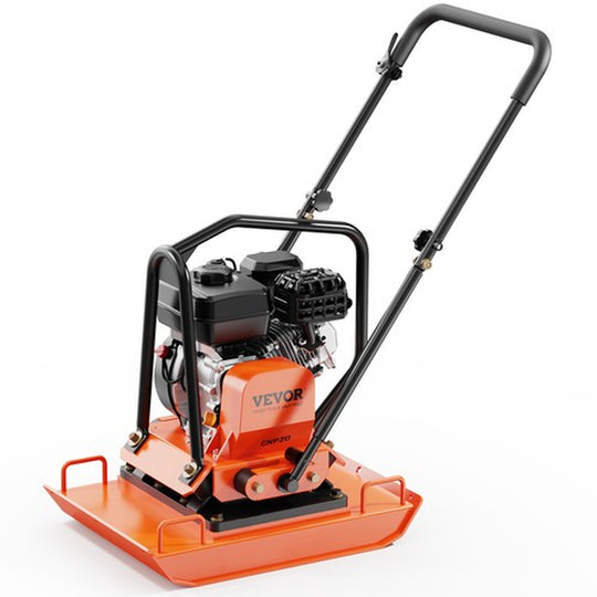 VEVOR 7.0Hp Walk-Behind Vibratory Plate Compactor Soil Dirt Rammer Gas Engine