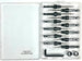 Countersink Drill Bit Set 4 Pc #4 (7/64"), 4 Pc #6 (9/64"), 4Pc #8 (11/64") with Tapered Drill Bits, Depth Stop and Storage Container