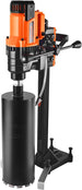 Diamond Core Drilling Machine, 0.8-8 in Drilling Diameter, Stand-Mount Dry and Wet Concrete Core Drill Rig with 8 Drill Bits, 800 RPM Speed, UNC1 1/4-7 Thread, for Concrete Brick Stone, 3000W