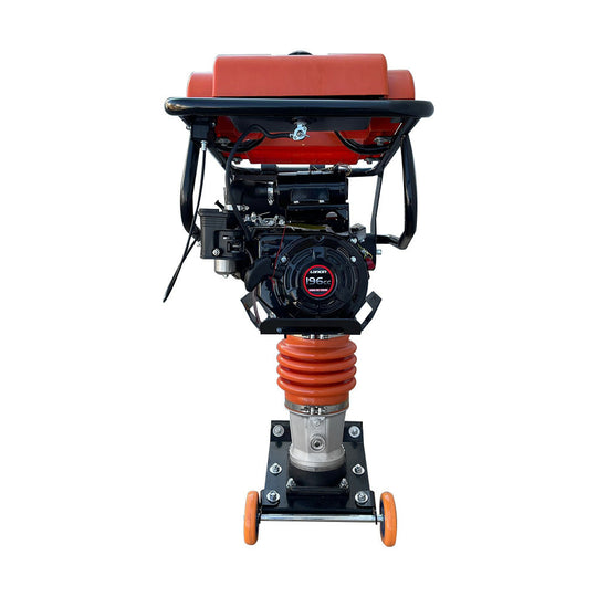196CC 6.5HP Power Vibratory Tamper Rammer Jumping Jack Tamping Ram Compactor