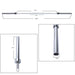 Olympic Barbell 7FT 6FT 5FT 2 Inch Gym Fitness Training Zinc Lifting Weight Bar
