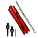 Diamond Core Drill Bits 2 1/2" Diameter 10"/254Mm Drilling Depth 5/8-11" Thread Core Bit Turbo Laser-Welded Segments for Cured Concrete with Brick Block Masonry with Two Adapters（Red）
