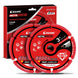 Diamond Cutting Wheel 3 X 3/8 Inch, 5000+ Cuts on Metal, 2 Pack, Gray, Die Grinder, Diamond Material