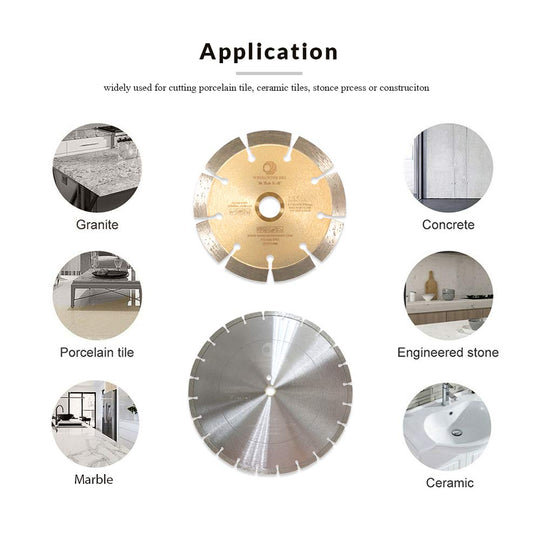 LSS 16 Inch Diamond Blades Dry or Wet Cutting General,Purpose Power Saw Blade,For Masonry Brick Marble Concrete Circular Saw Blade (16")