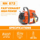 71Cc Gas Chainsaw Power Head Compatible with Husqvarna 372XP Milling Tree No Bar