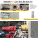 4 Inch Wet Core Drill Bits,  4" Core Bit for Concrete, 14" Drilling Depth, 1-1/4"-7 Thread Diamond Core Bit for Cured Concrete with Rebar, Hard Masonry, Brick Block, Stucco, Stone (102Mm)