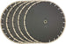 (5 PACK) SUPREMAX 16 Inch Asphalt Cutting Dry/Wet Segmented Diamond Saw Blades (16" 5-PACK)