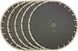 (5 PACK) SUPREMAX 16 Inch Asphalt Cutting Dry/Wet Segmented Diamond Saw Blades (16" 5-PACK)