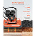 Plate Compactor Plate Tamper 7.0 HP Walk-Behind Rammer Gas Engine Vibratory