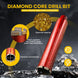RDT 3" Diamond Drill Core Bits for Concrete Masonry Brick and Stone, Laser-Welded Wet Drill Bit, 14" Drilling Depth, 1-1/4"-7 Arbor, for Construction & DIY Home Renovation
